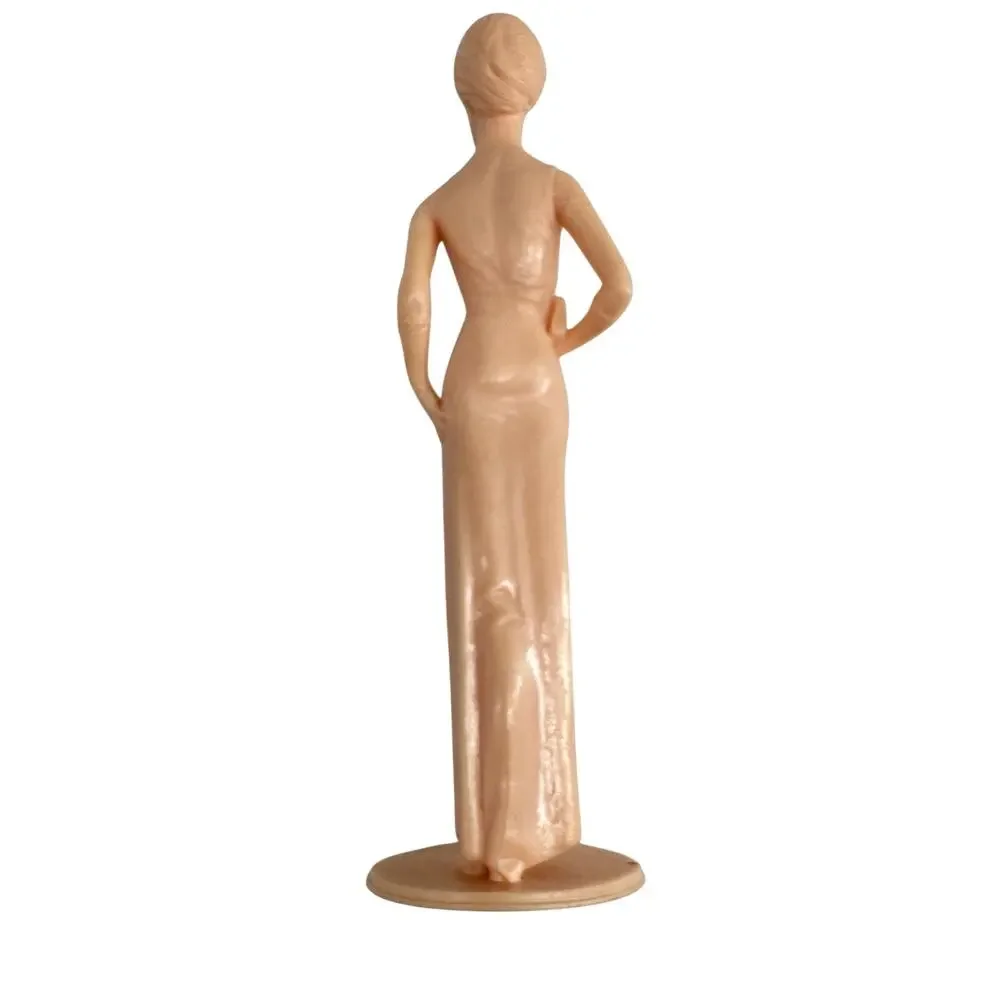 Vintage 1964 Louis Marx Campus Cuties On The Town Figure Pink Plastic 6in